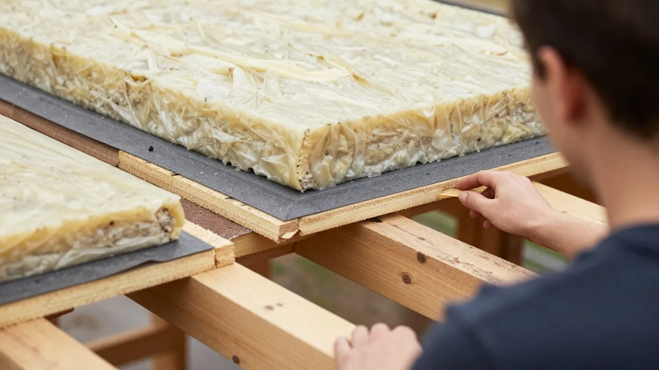 Couches d’une isolation par l’extérieur : isolant, écran, contre-liteaux